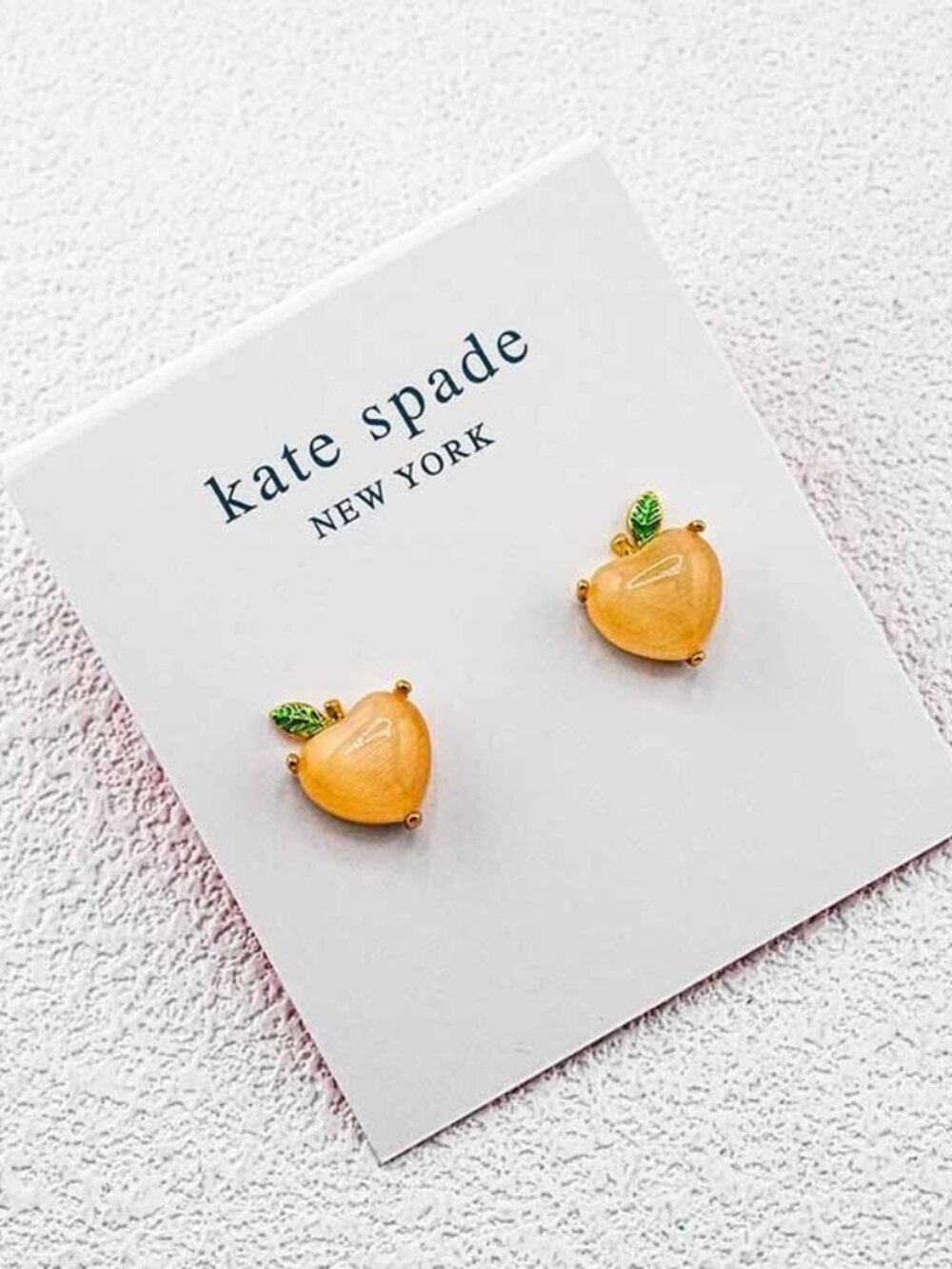 Kate Spade Peach Stud Earrings